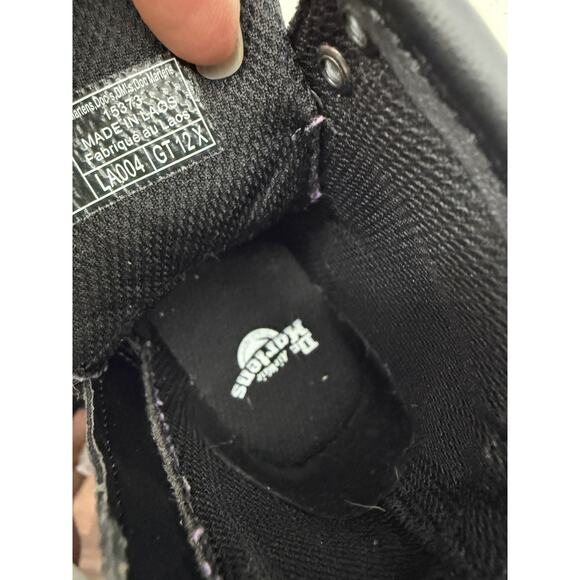 Dr. Martens Toddler Black Patent Leather Lace Up Combat Boots Size 9 - Picture 9 of 10